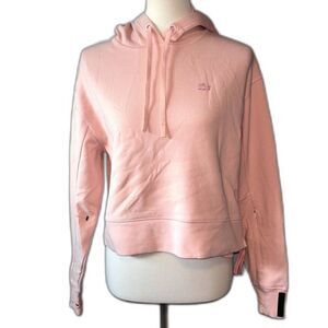 Lacoste Womens Pink Pullover Hoodie Sweater Size 34 Small Orig. $165